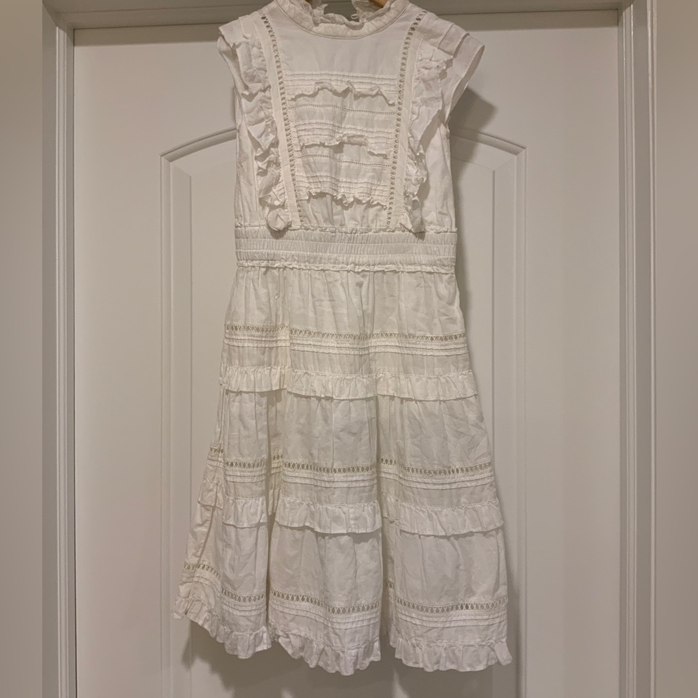 SCOTCH & SODA SMOCKED PRINT DRESS
